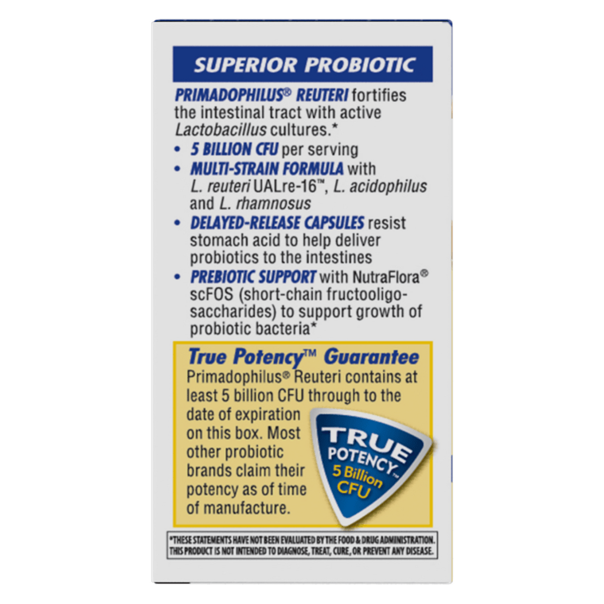 Primadophilus Reuteri Probiotics
