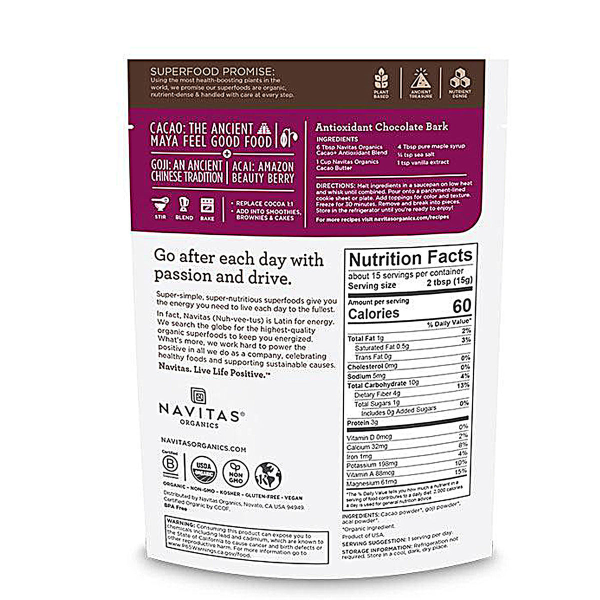 Mélange Cacao+ Antioxydant 
