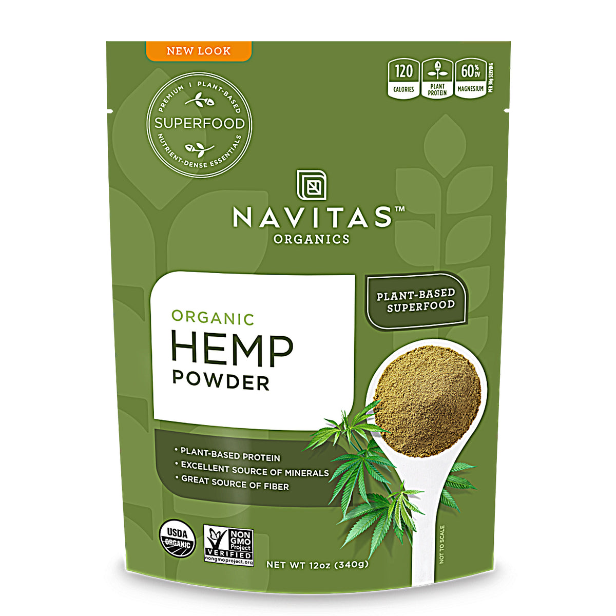 Poudre de chanvre biologique