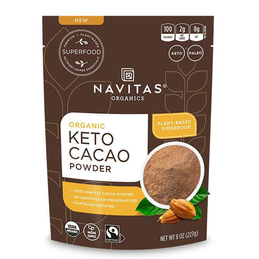 Polvo de cacao cetogénico 
