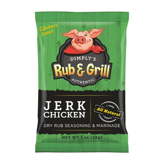 Dry Rub Seasoning - Jerk Chicken, 144ct