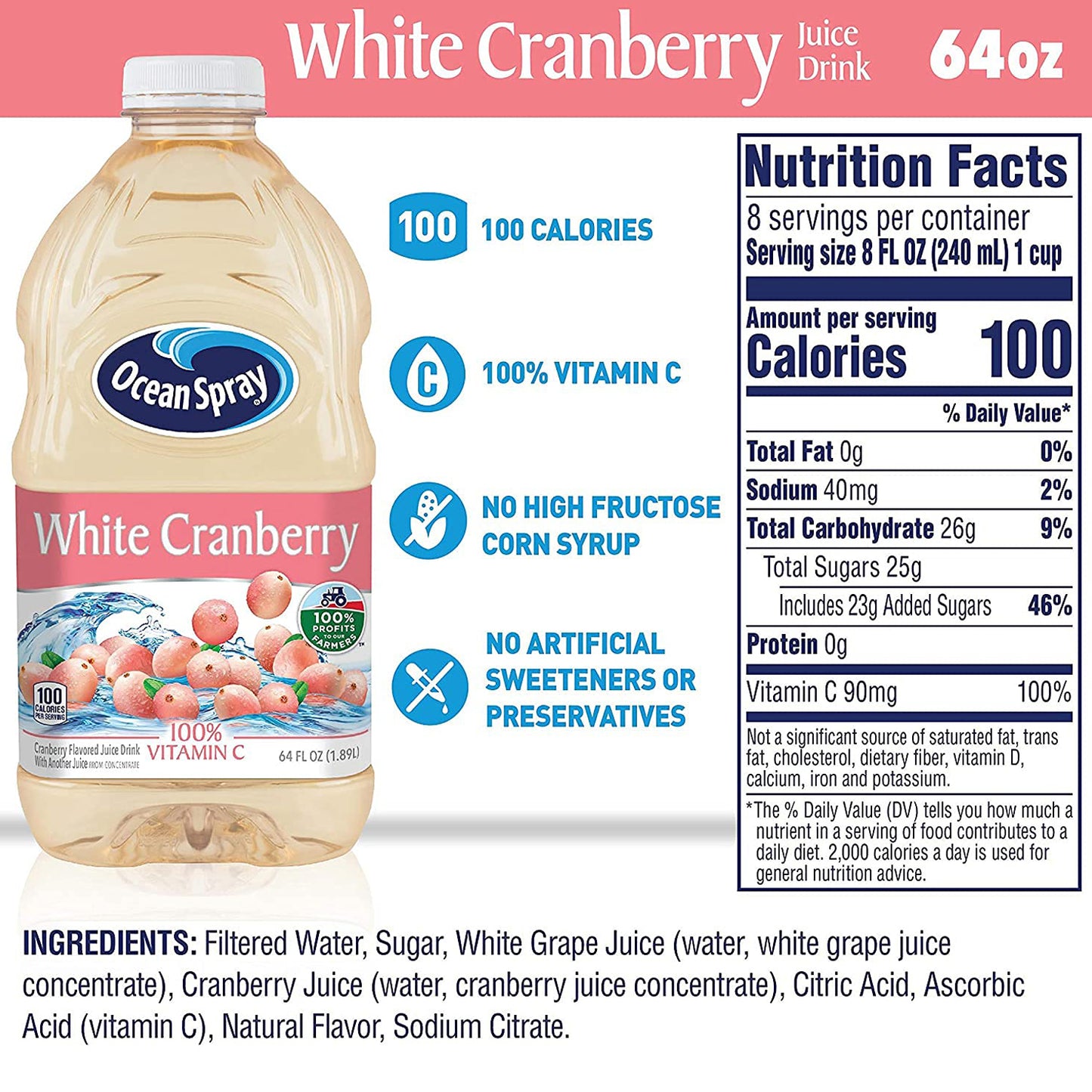 White Cranberry Juice Drink