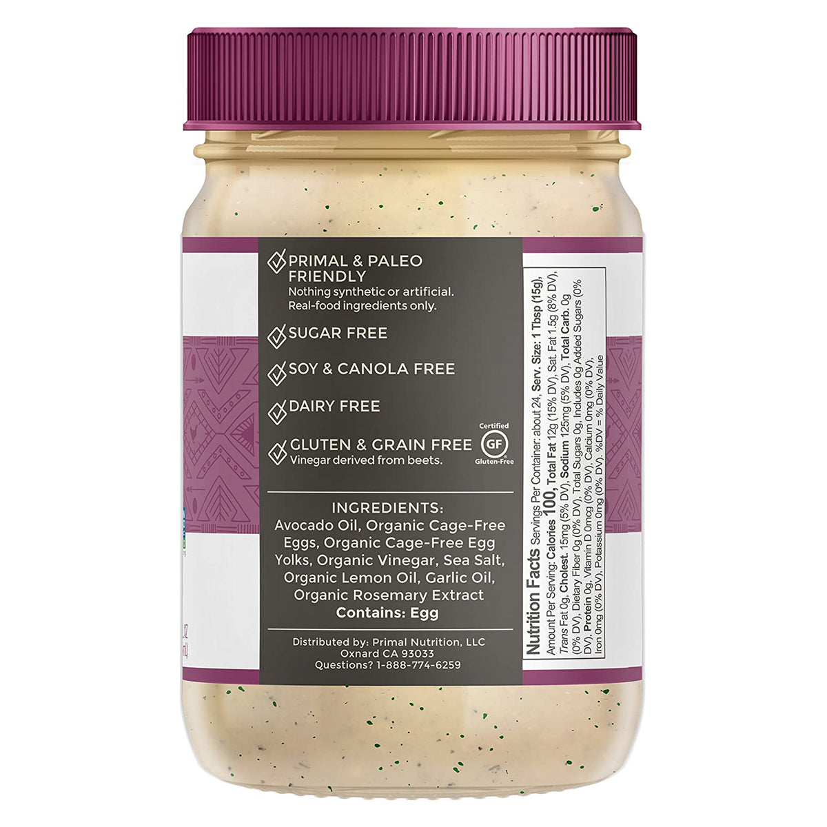 Primal Kitchen Squeeze Garlic Aioli Mayo