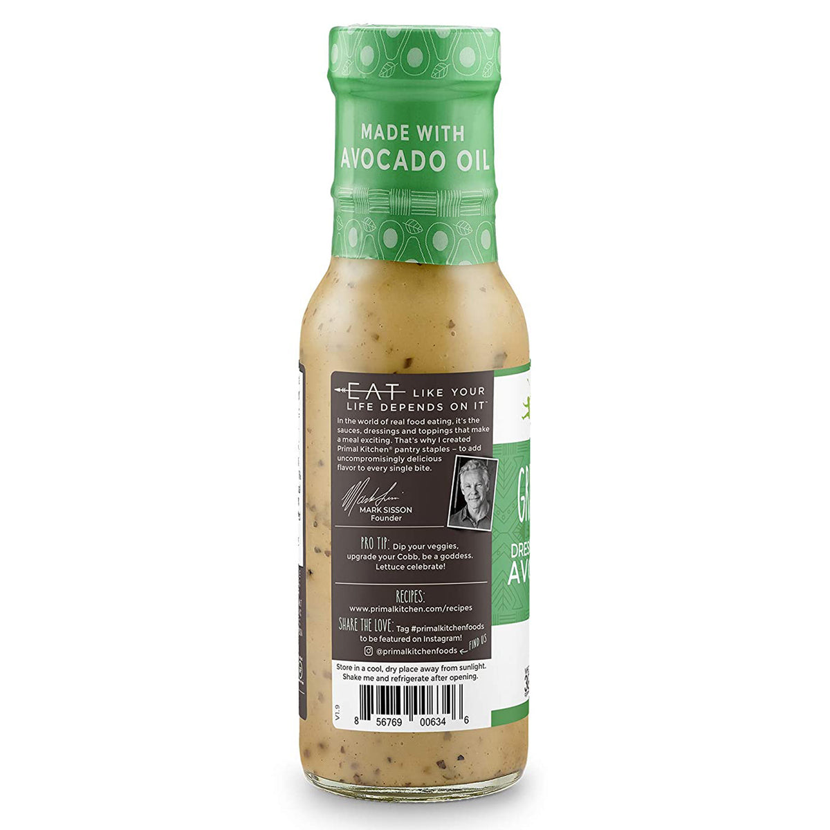 Aderezo diosa verde