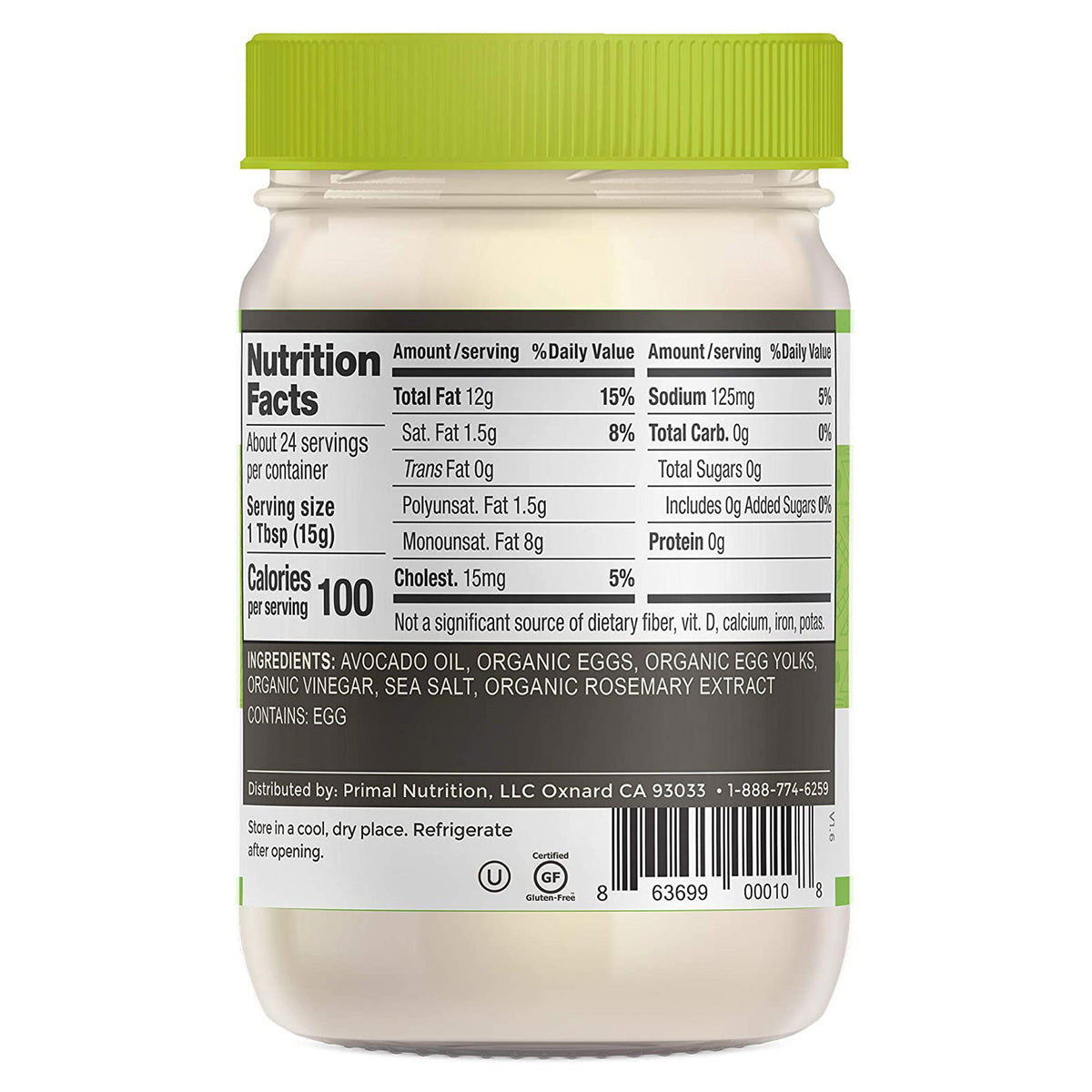 Primal Kitchen Mayo with Avocado Oil