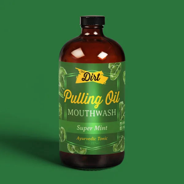 Oil Pulling Mouthwash - Super Mint - 8 oz