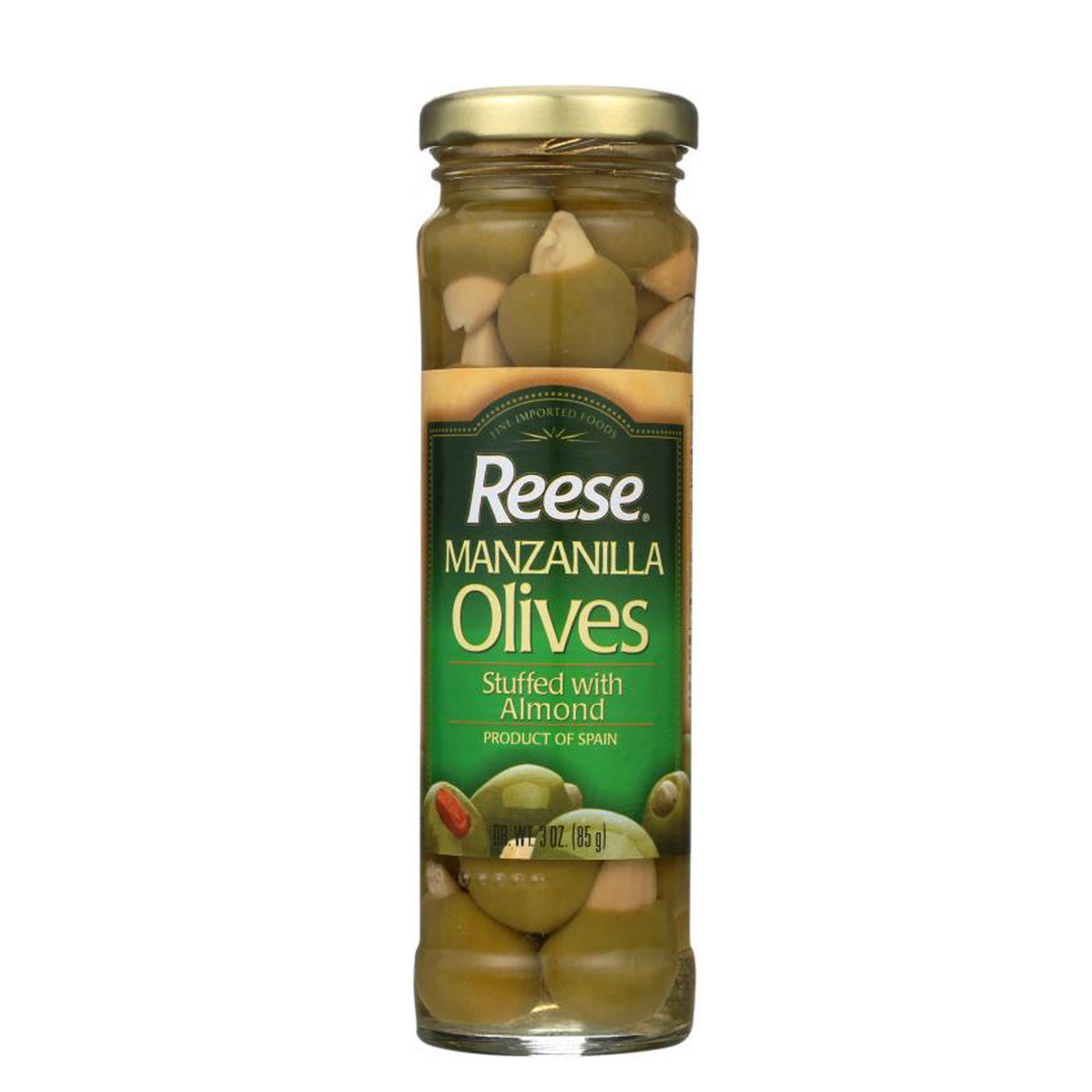 Olives manzanilla farcies aux amandes