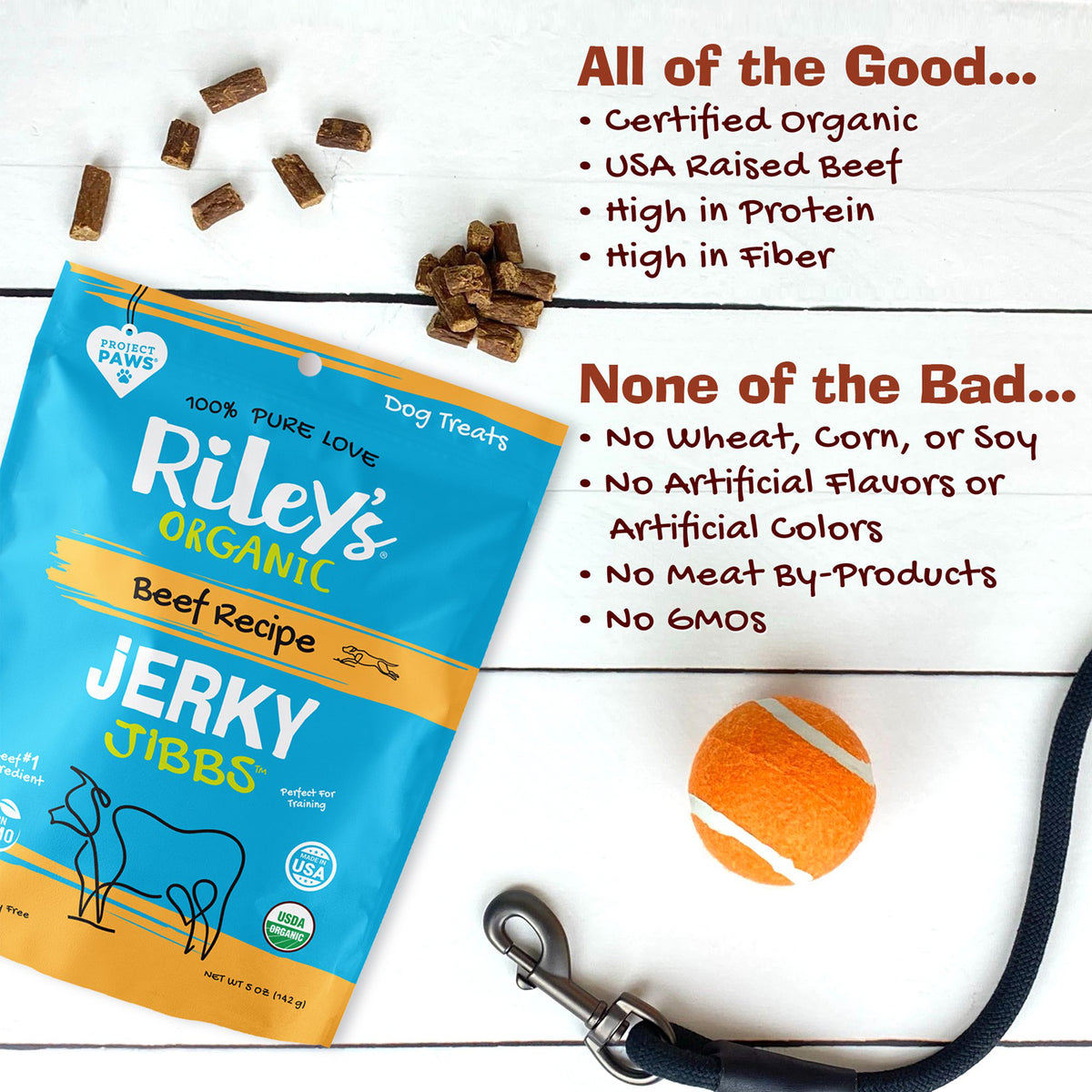 Gâteries pour chiens Jerky Jibbs