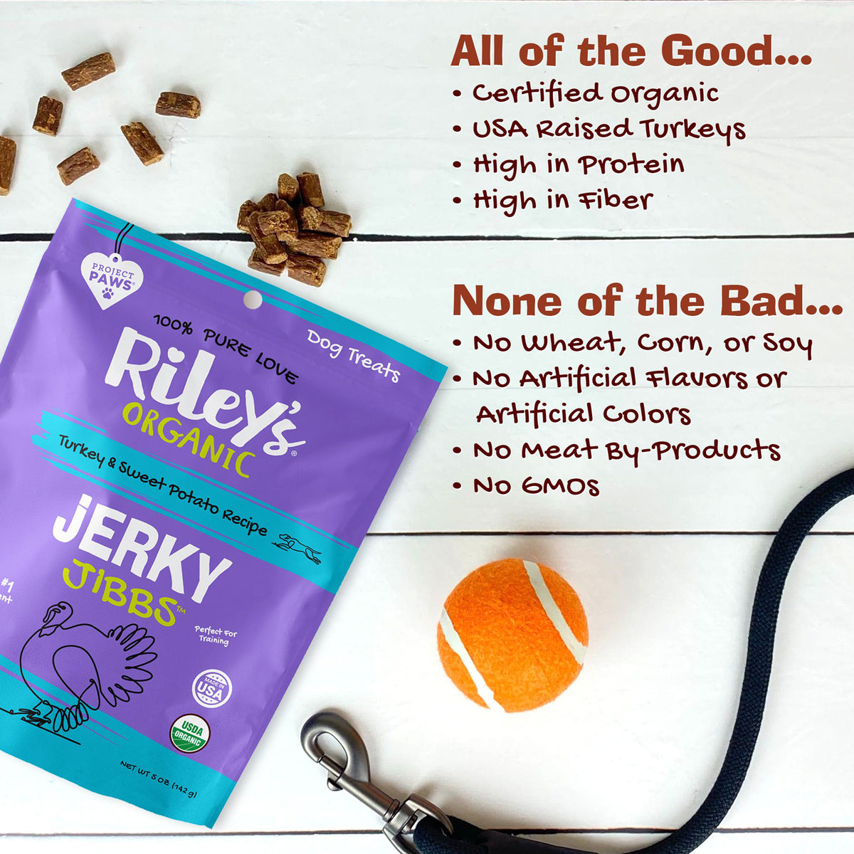 Gâteries pour chiens Jerky Jibbs