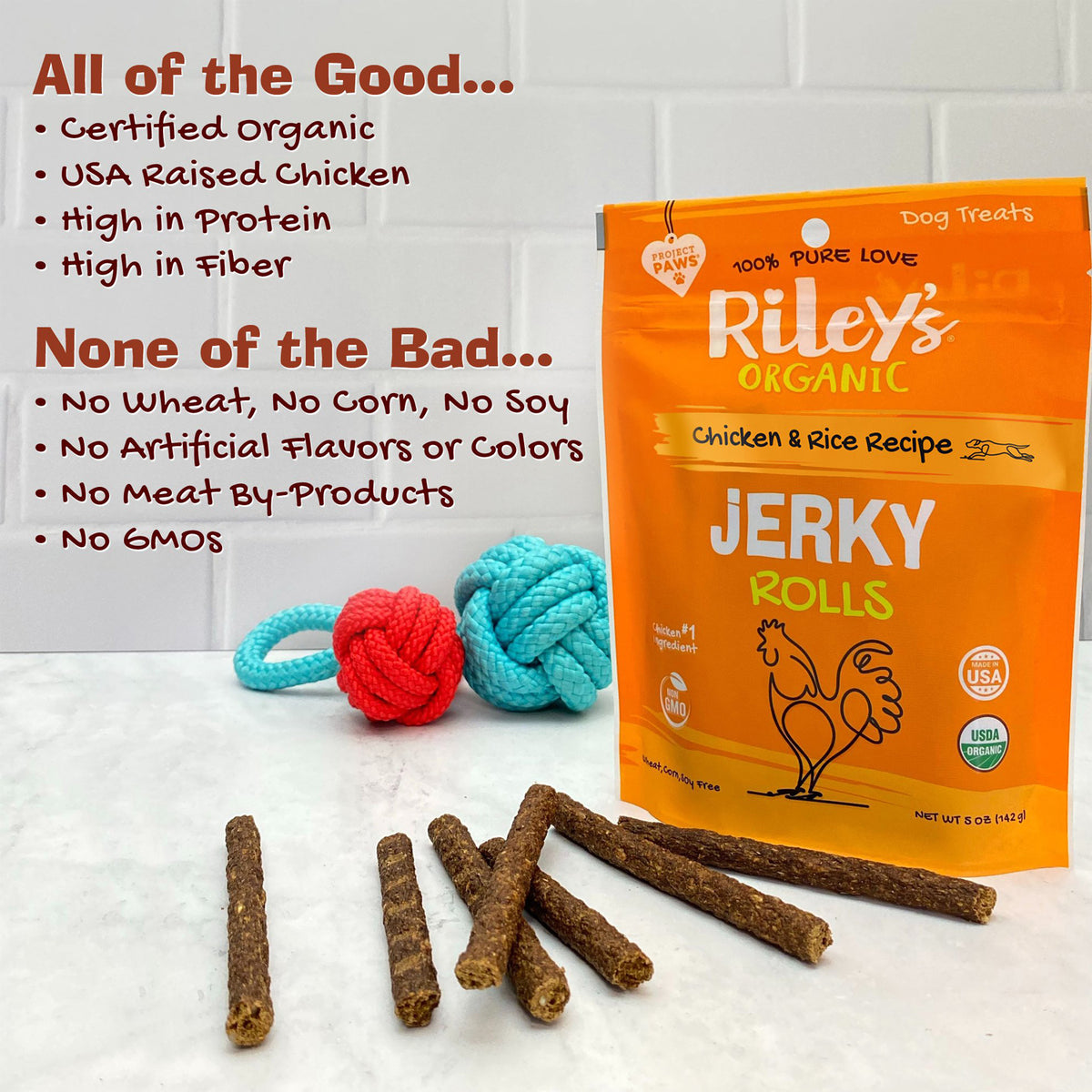 Dog Treats Jerky Rolls