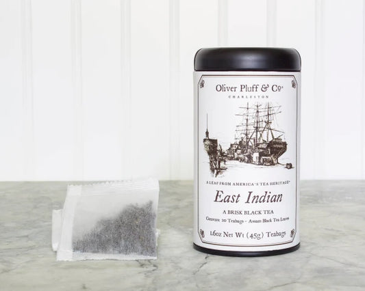 India Oriental - 20 bolsitas de té en lata de té exclusiva