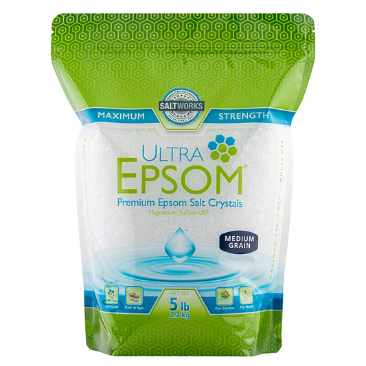 Unscented Medium Grain Ultra Epsom Bath Salt