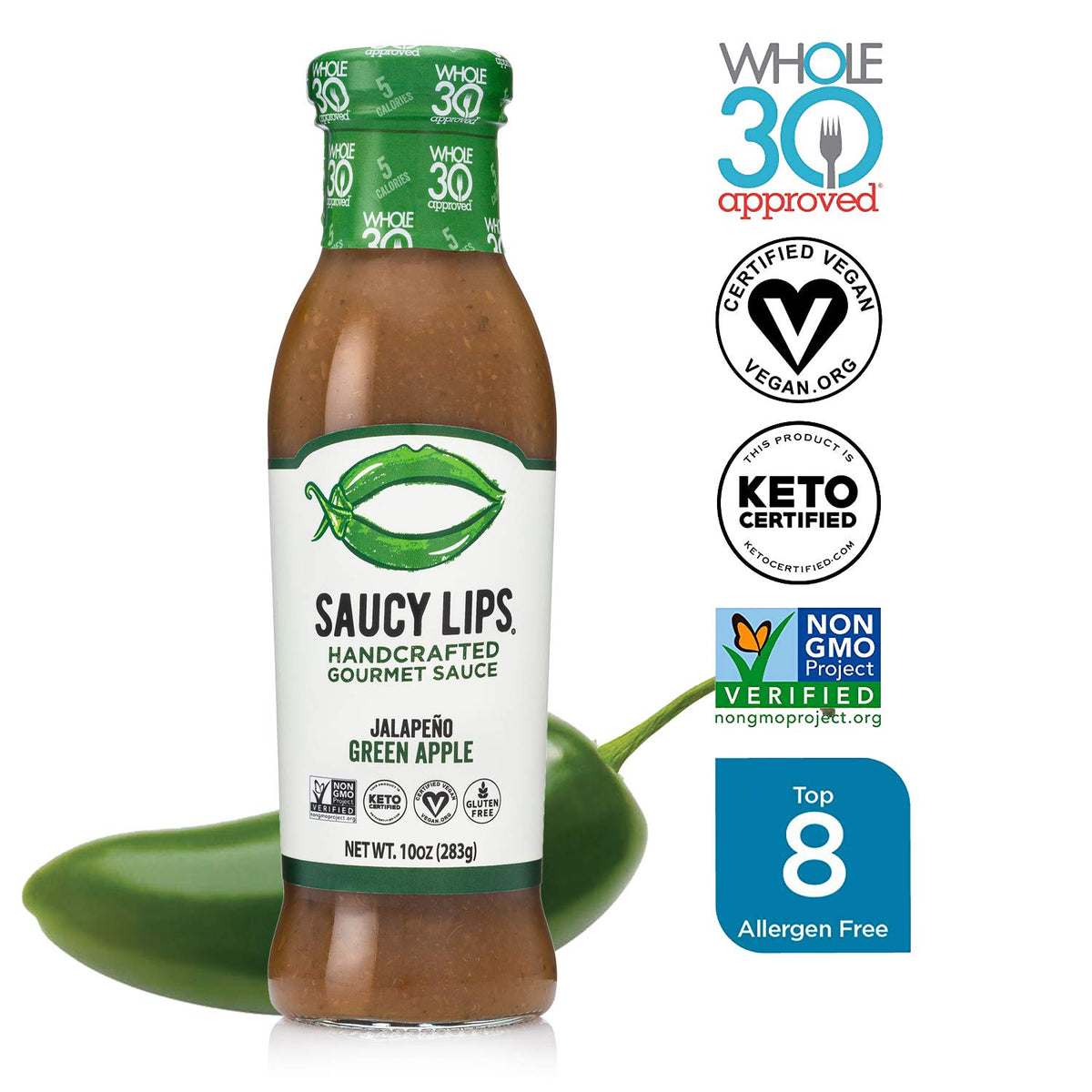 Salsa De Manzana Verde Y Jalapeño