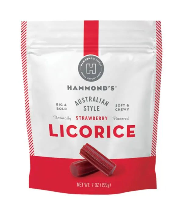 Licorice - Australian Style Red Strawberry Licorice
