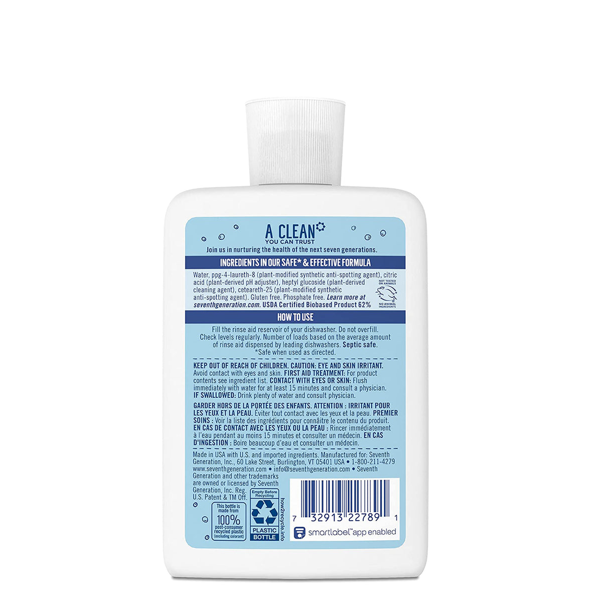 Produit de rinçage gratuit et transparent