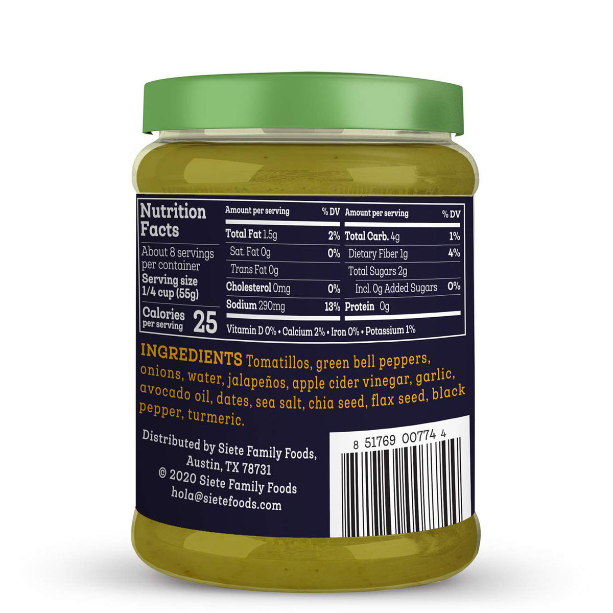Siete Foods Enchilada Sauces