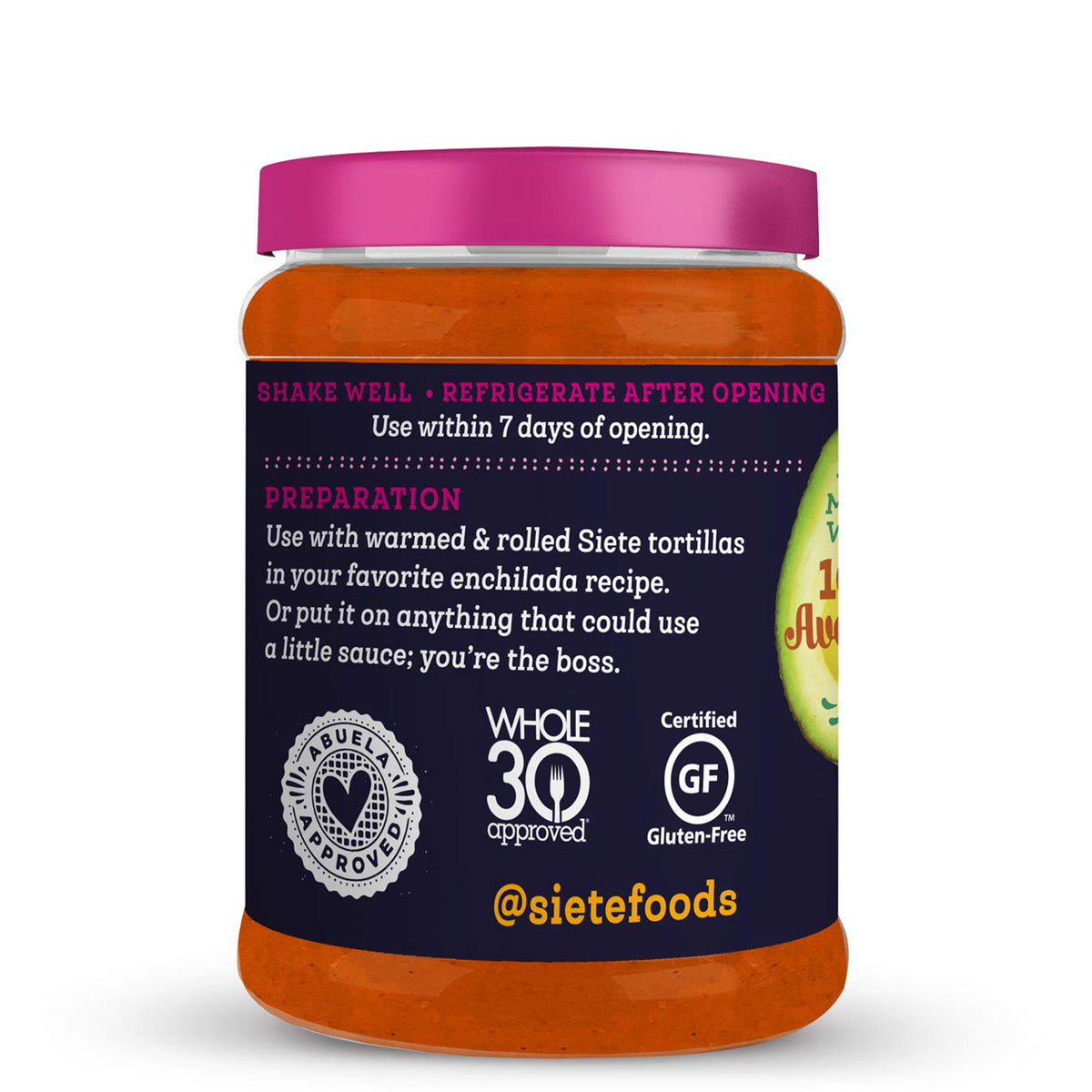 Siete Foods Enchilada Sauces