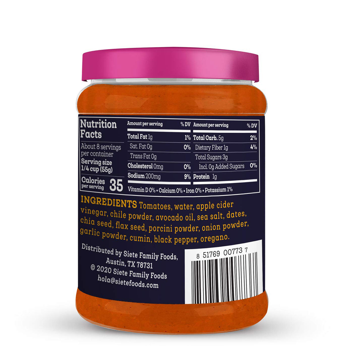 Siete Foods Enchilada Sauces