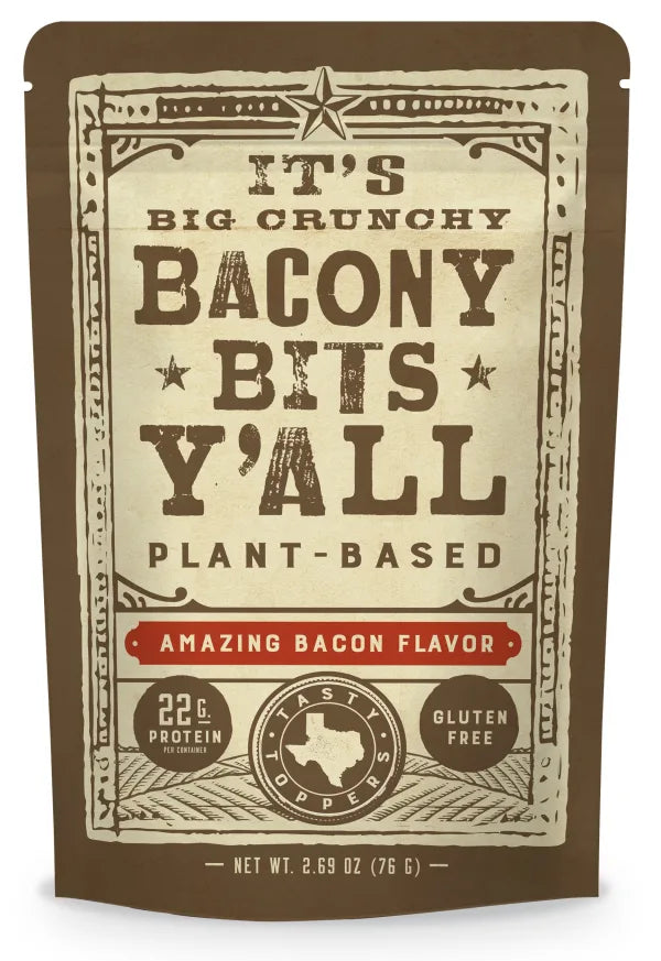 Ce sont de gros morceaux de bacon croquants, à base de plantes