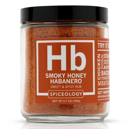 Smoky Honey Habanero Sweet & Spicy Rub Glass Jar