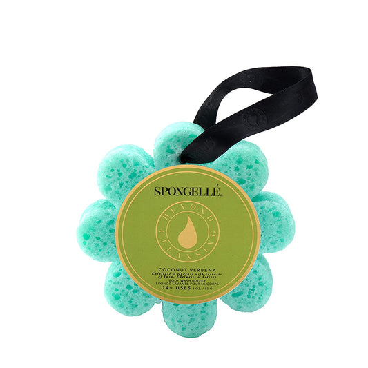 Esponja de baño de flores silvestres de coco y verbena