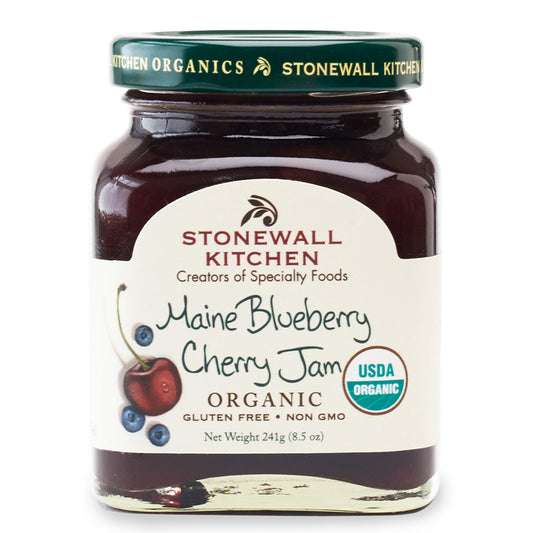 Organic Maine Blueberry Cherry Jam