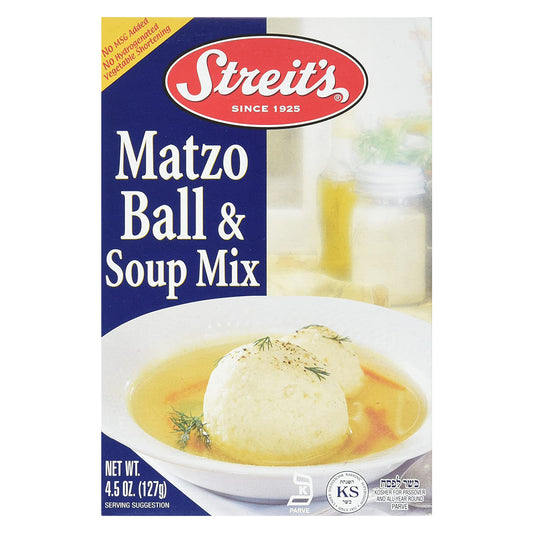 Mezcla de sopa y bolas de matzá 