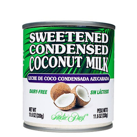 Leche de coco condensada azucarada