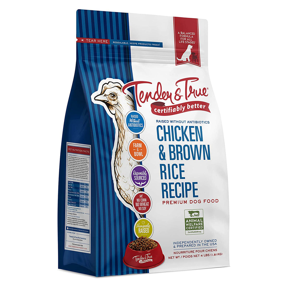 Alimento seco premium para perros