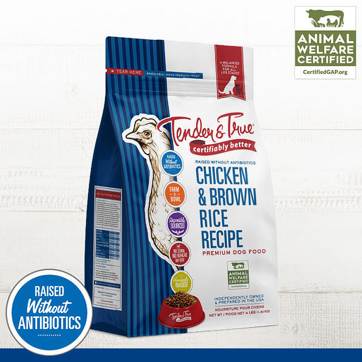Alimento seco premium para perros