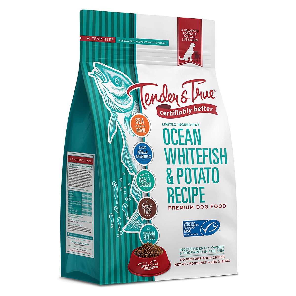 Alimento seco premium para perros