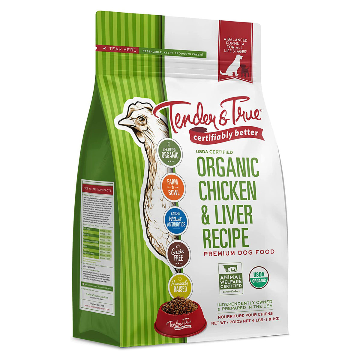 Alimento seco premium para perros