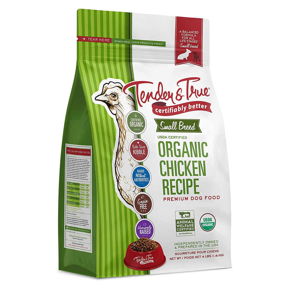 Alimento seco premium para perros