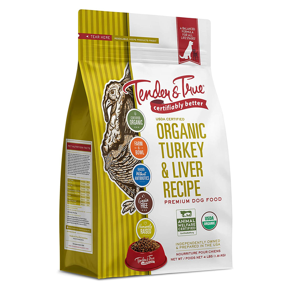 Alimento seco premium para perros