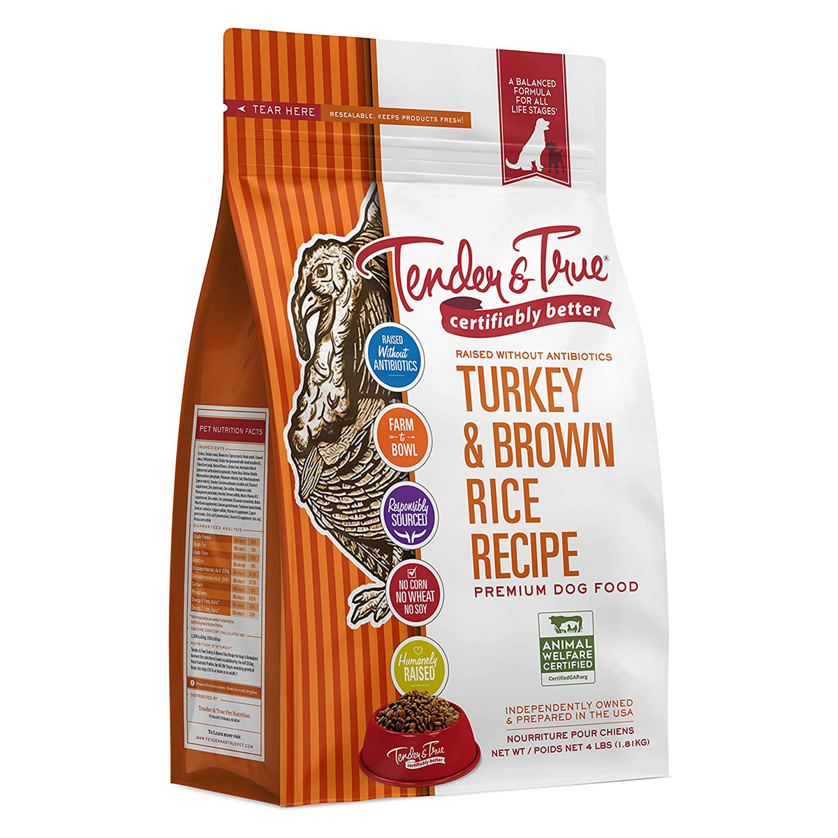Alimento seco premium para perros