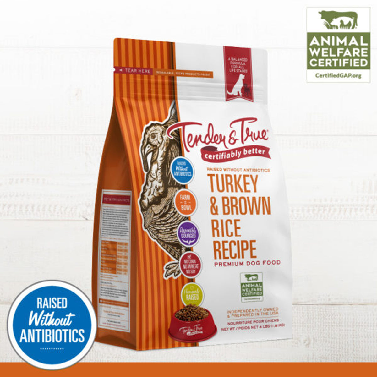 Alimento seco premium para perros