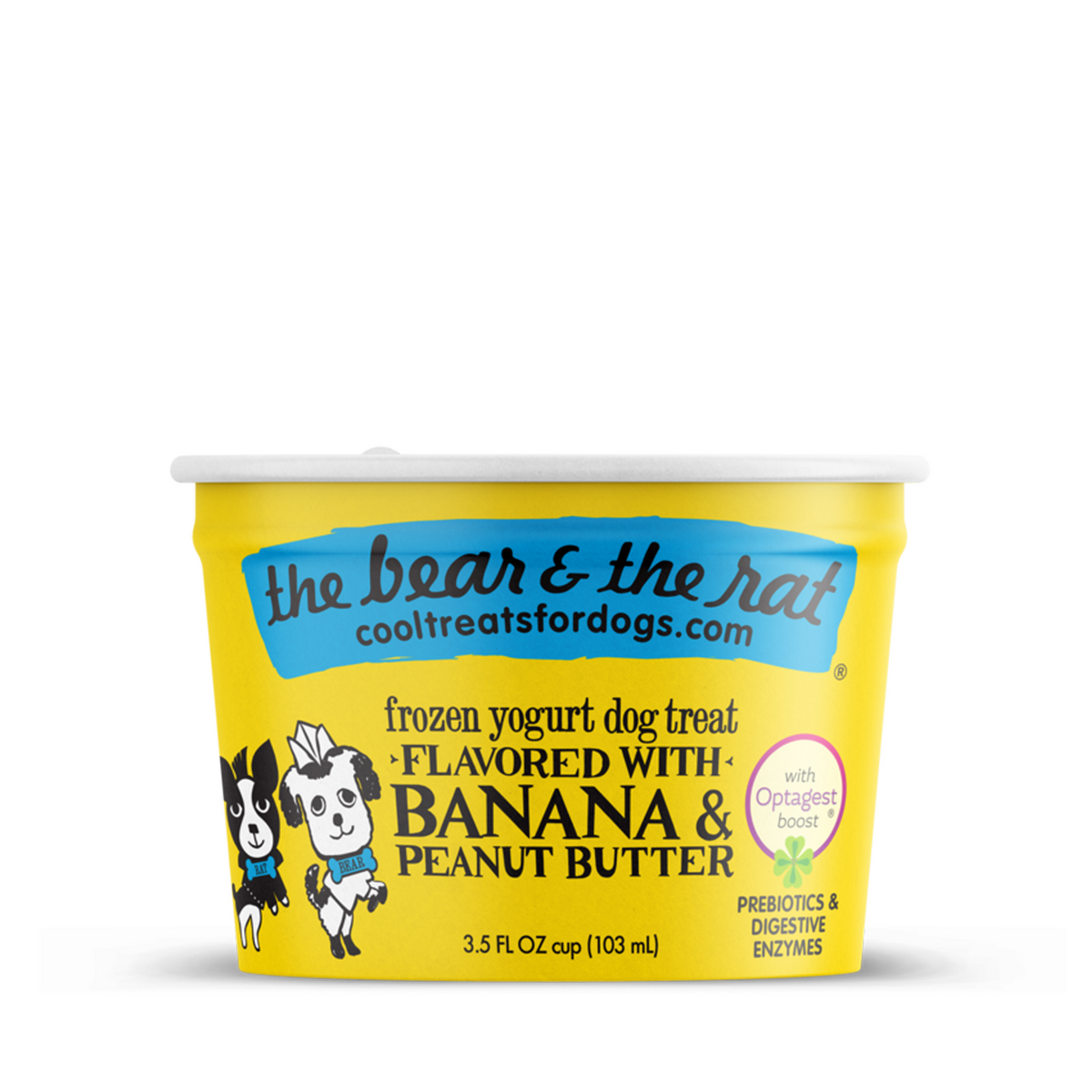 Golosinas para perros con yogur helado