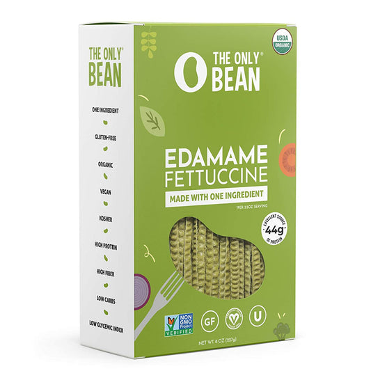 Organic Edamame Fettuccine Bean Pasta