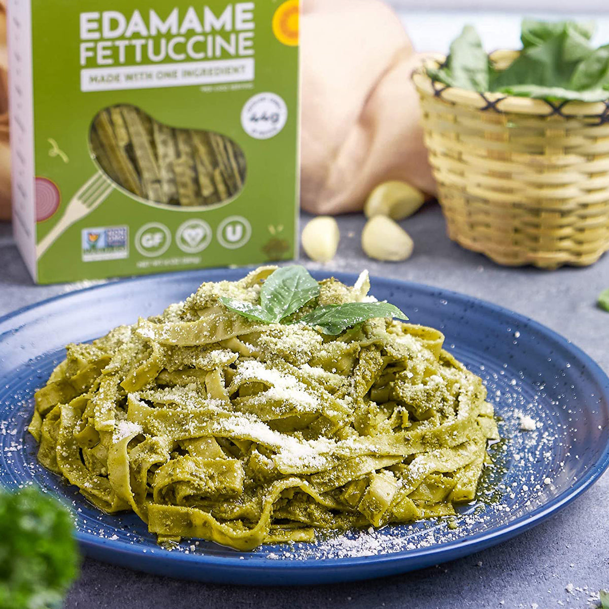 Organic Edamame Fettuccine Bean Pasta