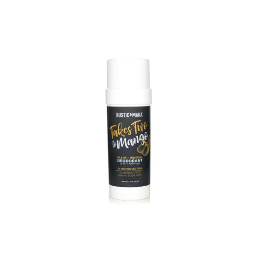 TAKES TWO TO MANGO Natural Deodorant (Magnesium + Charcoal)
