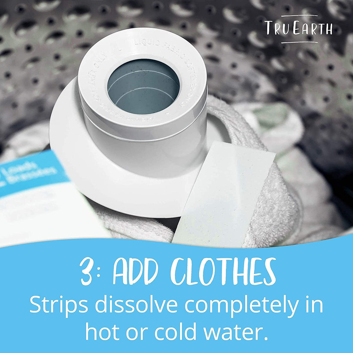 Detergente para ropa con tiras ecológicas