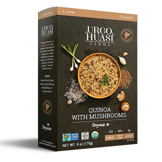 Organic Quinoa with Mushrooms
