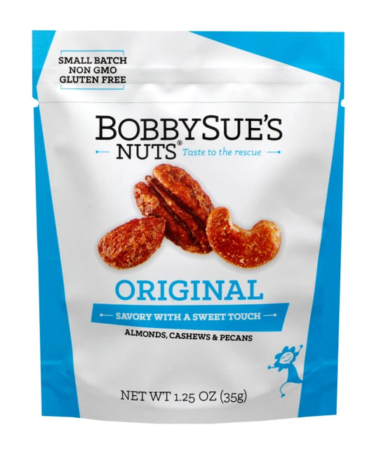 Paquete de bocadillos de nueces de BobbySue