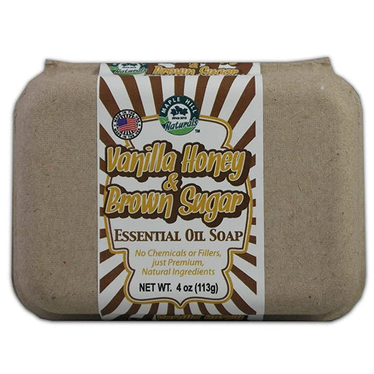 Savon aux huiles essentielles de vanille, miel et cassonade
