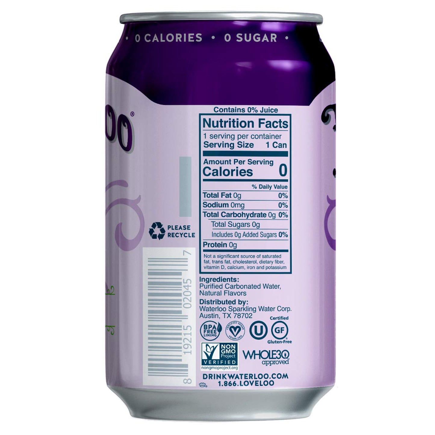 Grape Sparkling Water