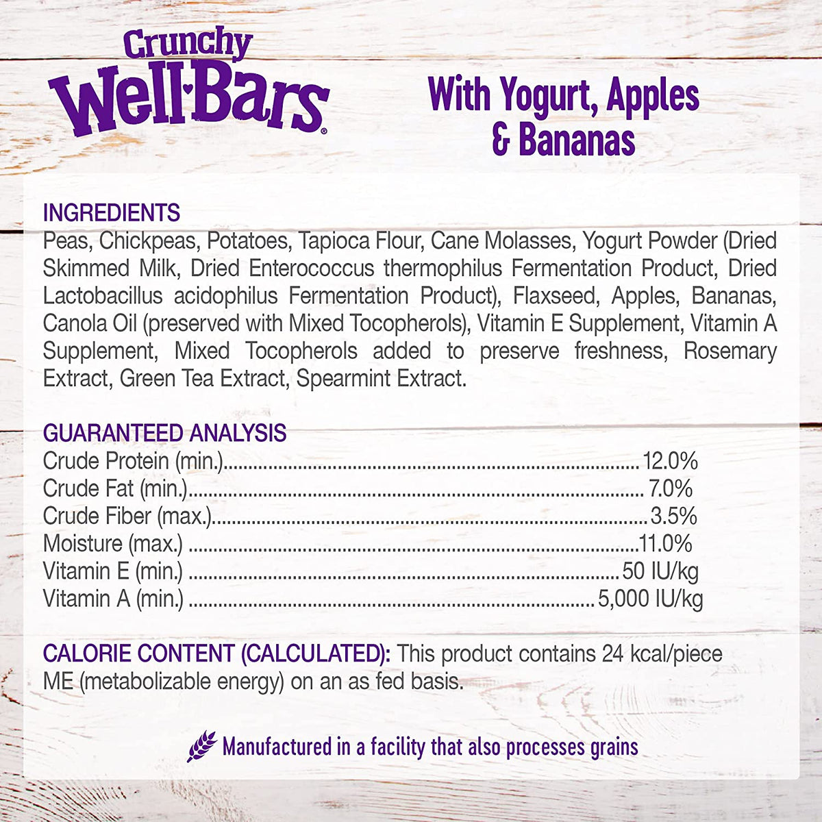 WellBars Yogurt, Apples & Bananas
