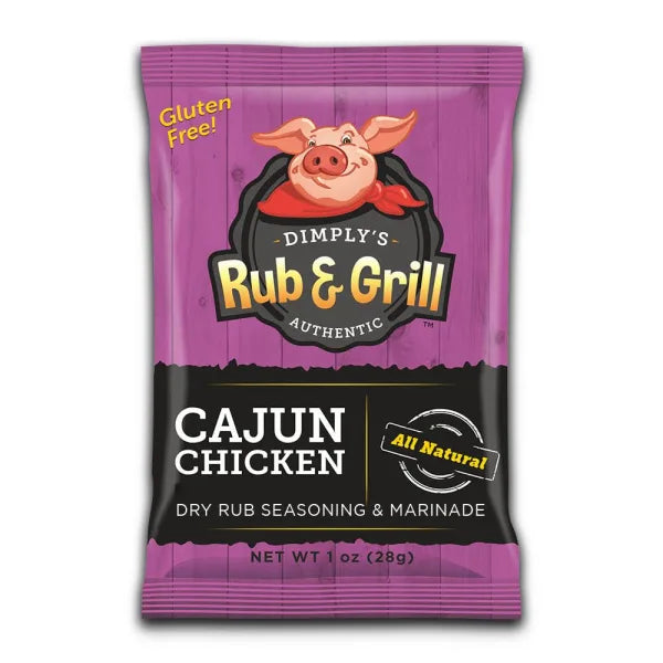 Assaisonnement sec - Poulet cajun, 144 ct