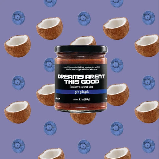 Salsa - girls girls girls | blueberry coconut salsa