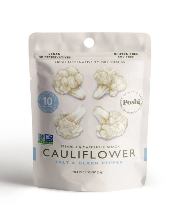 Poshi - Coliflor, sal y pimienta negra, 10 unidades
