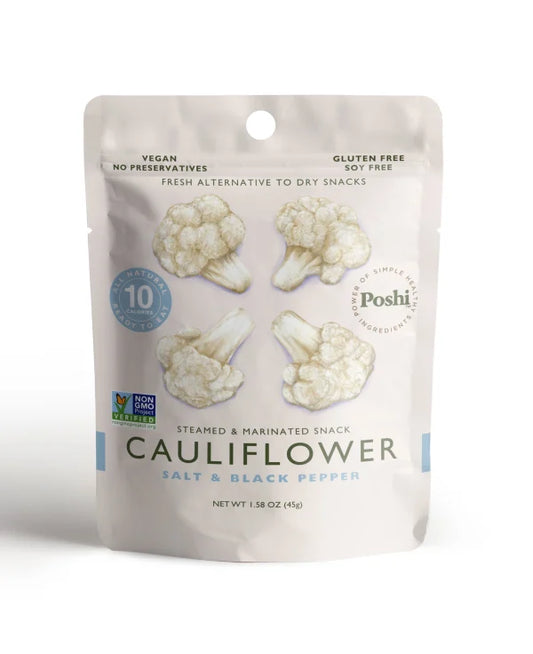 Poshi - Cauliflower-Salt & Black Pepper, 10ct